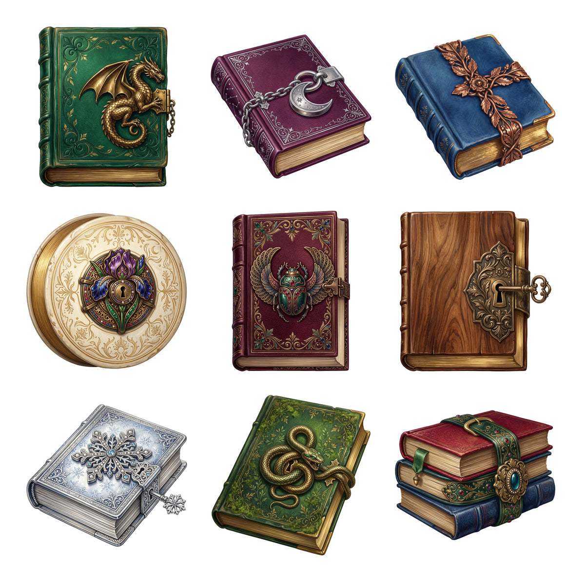 Enchanted Book Locks — Complete assortment