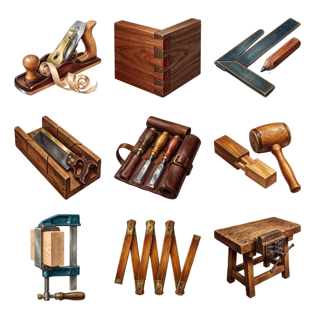 Carpenter Joinery Tools — Complete assortment