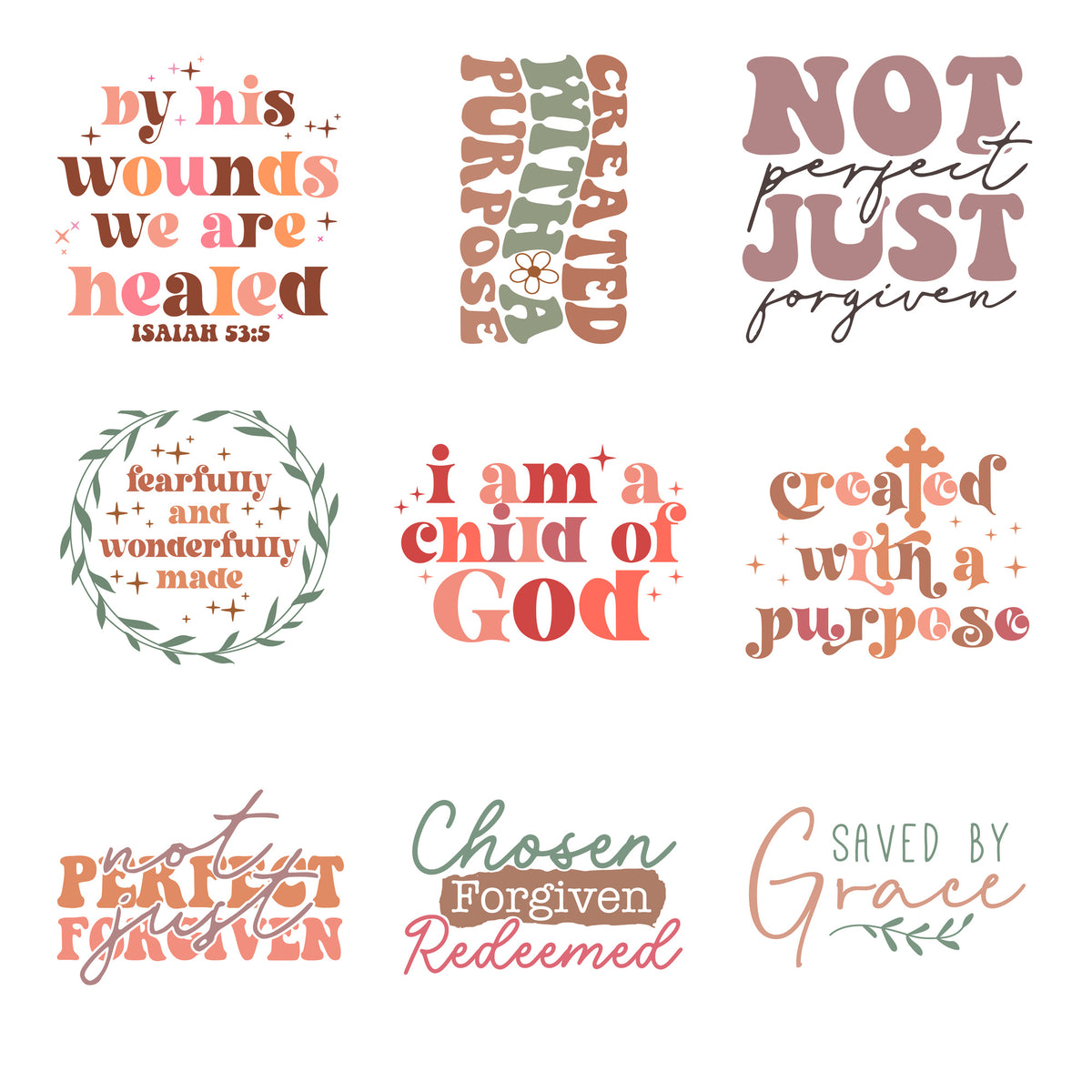 Christian - Grace and Purpose — Complete assortment