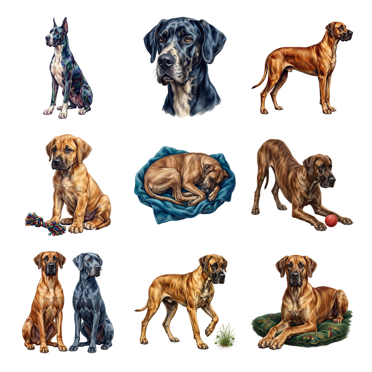 Great Danes — Complete assortment