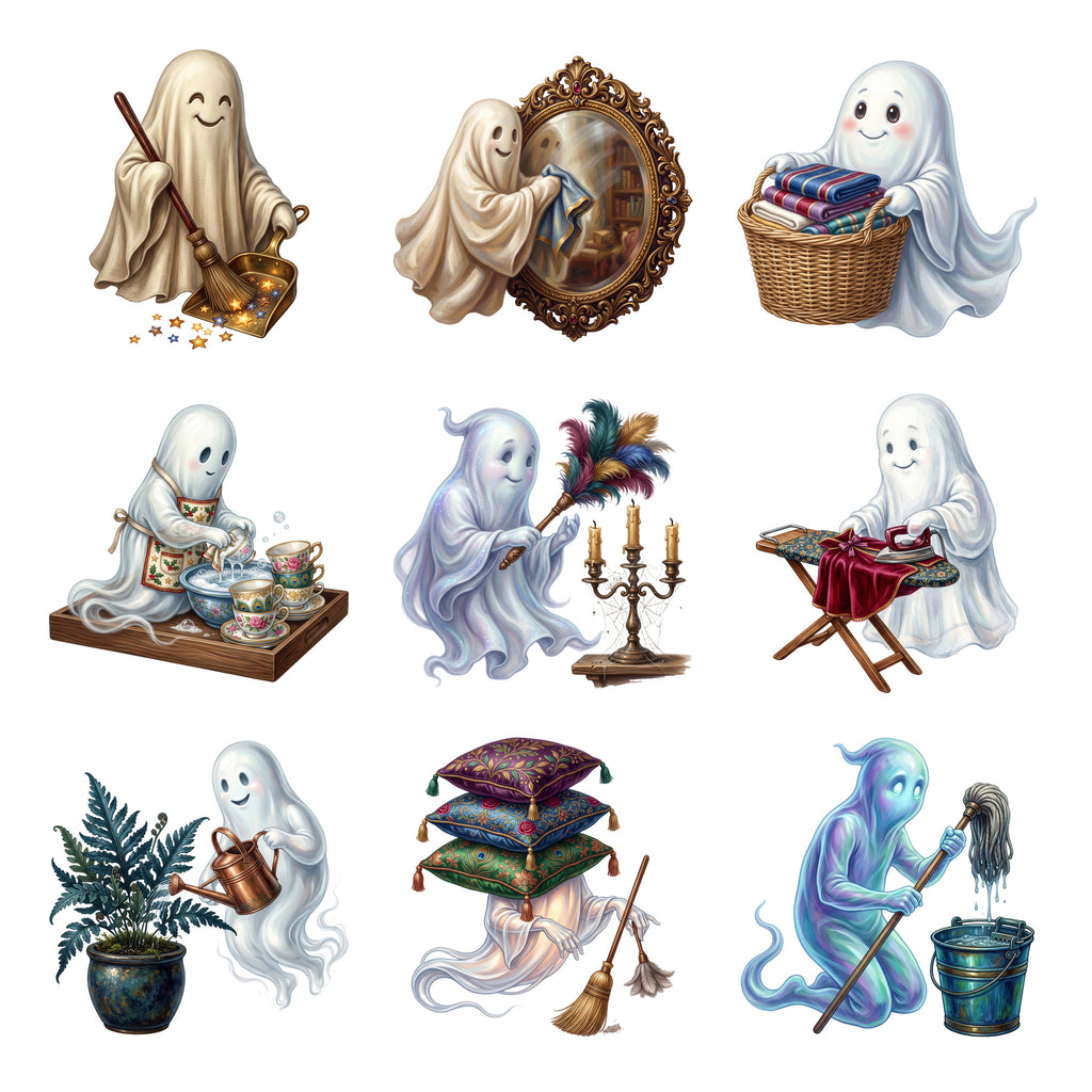 Friendly Ghost Housework — Complete assortment
