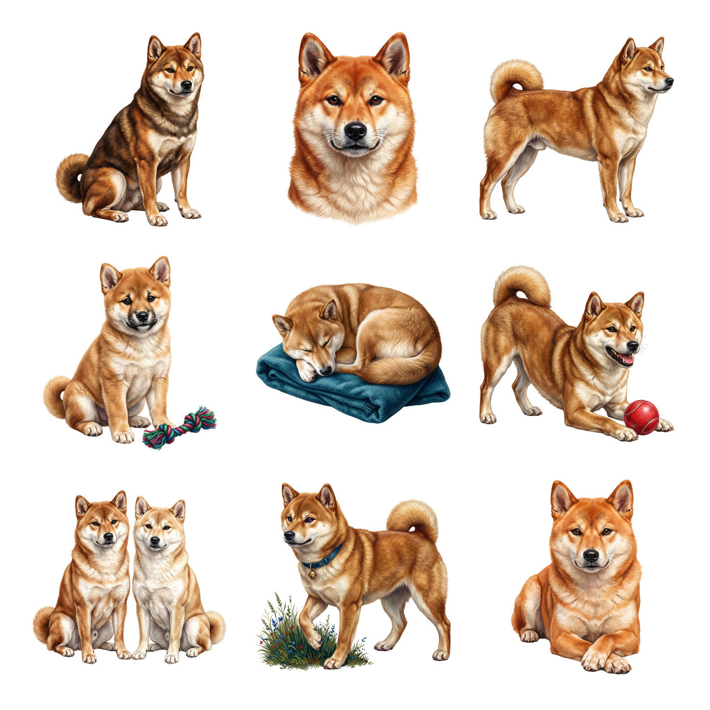 Shiba Inus — Complete assortment