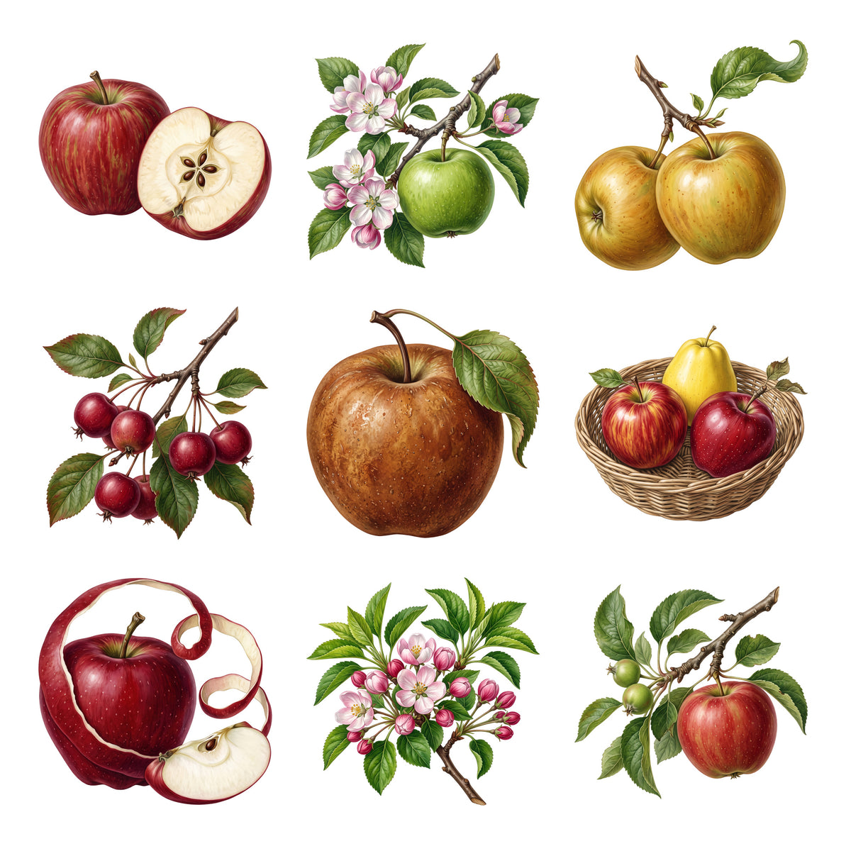 Apple Varieties — Complete assortment