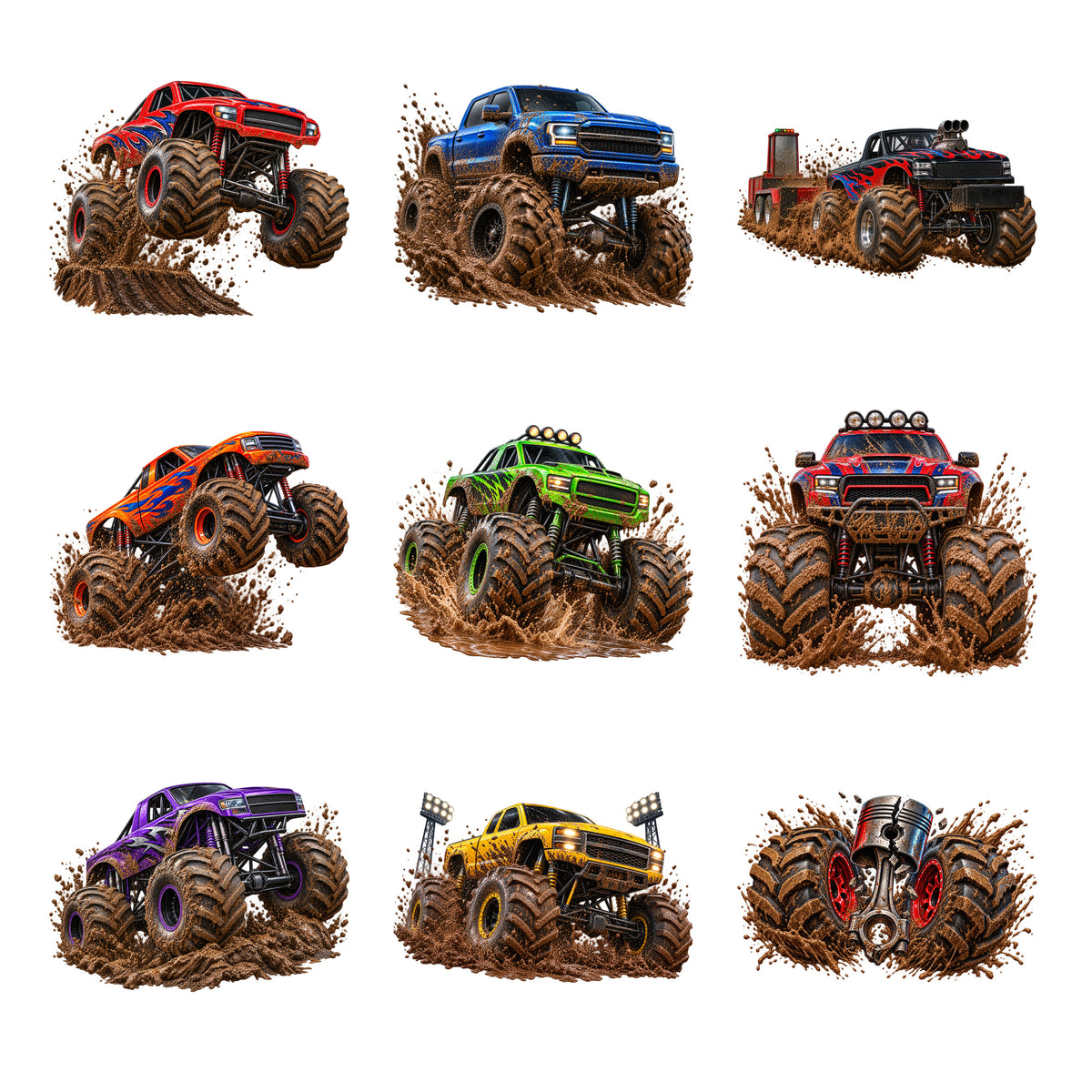 Monster Trucks - Mud Thunder — Complete assortment