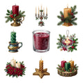 Christmas Candles — Complete assortment
