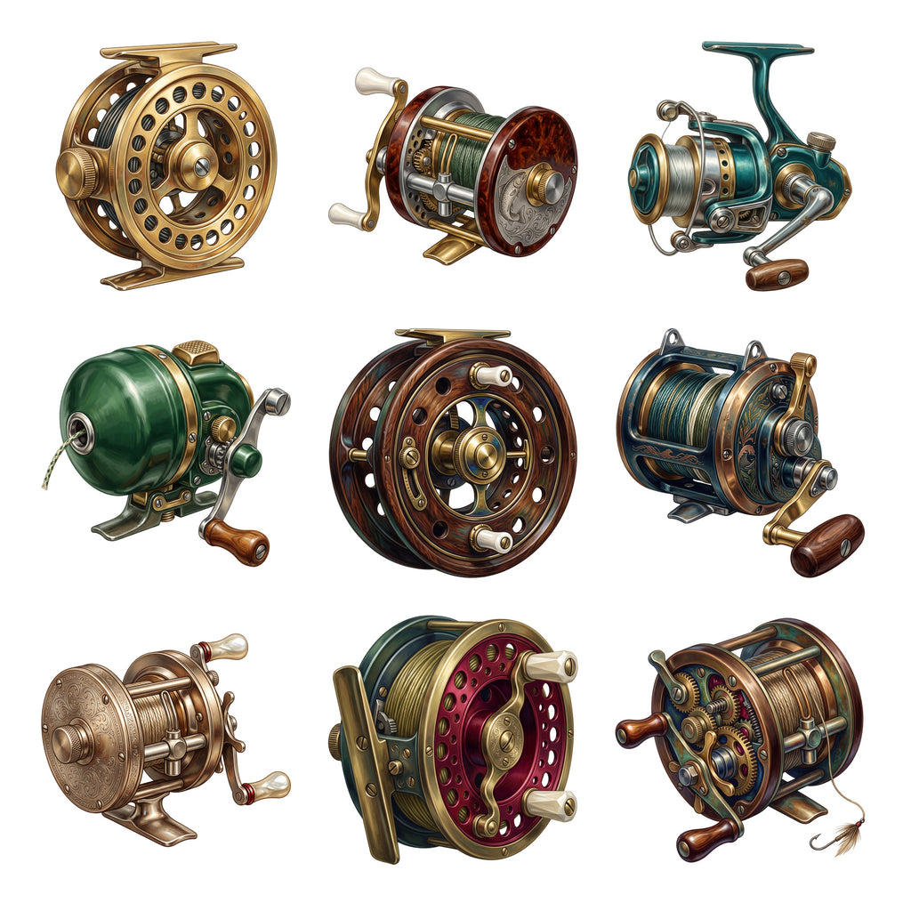 Classic Fishing Reels — Complete assortment
