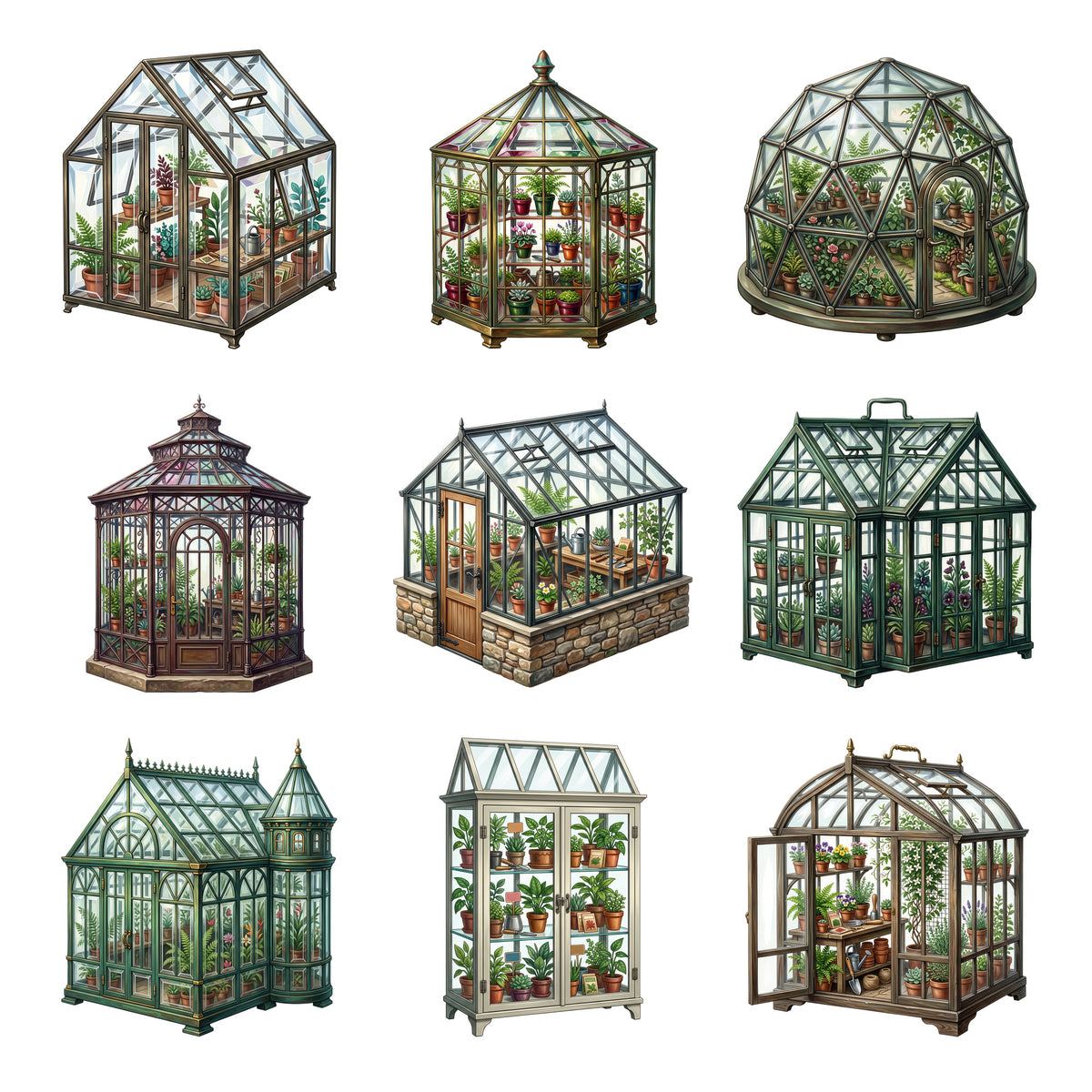 Crystal Garden Greenhouses — Complete assortment