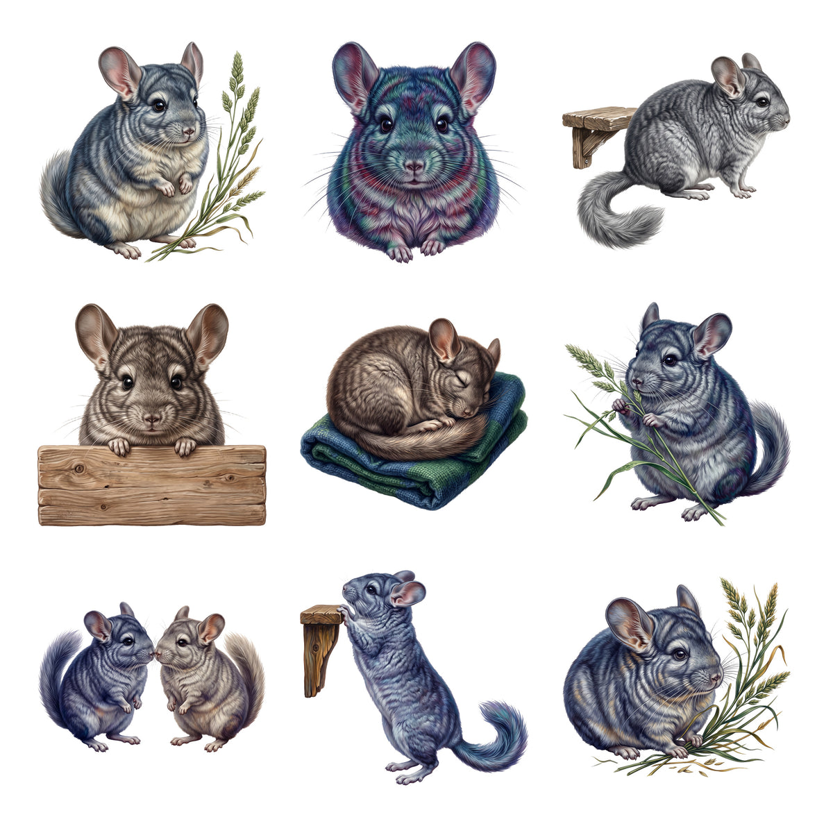 Chinchilla Companions — Complete assortment