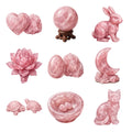 Rose Quartz Carvings — Complete assortment