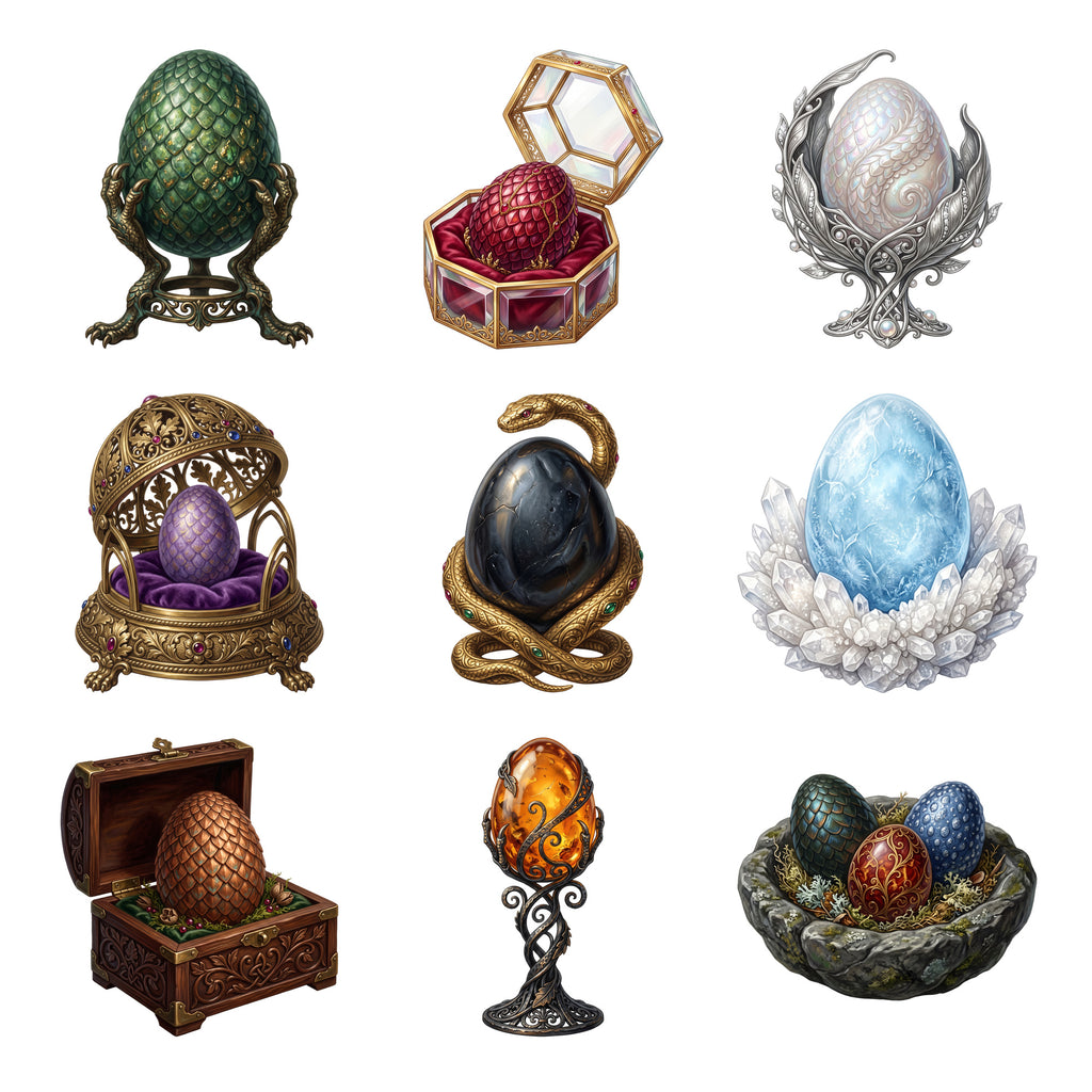 Dragon Egg Reliquaries — Complete assortment
