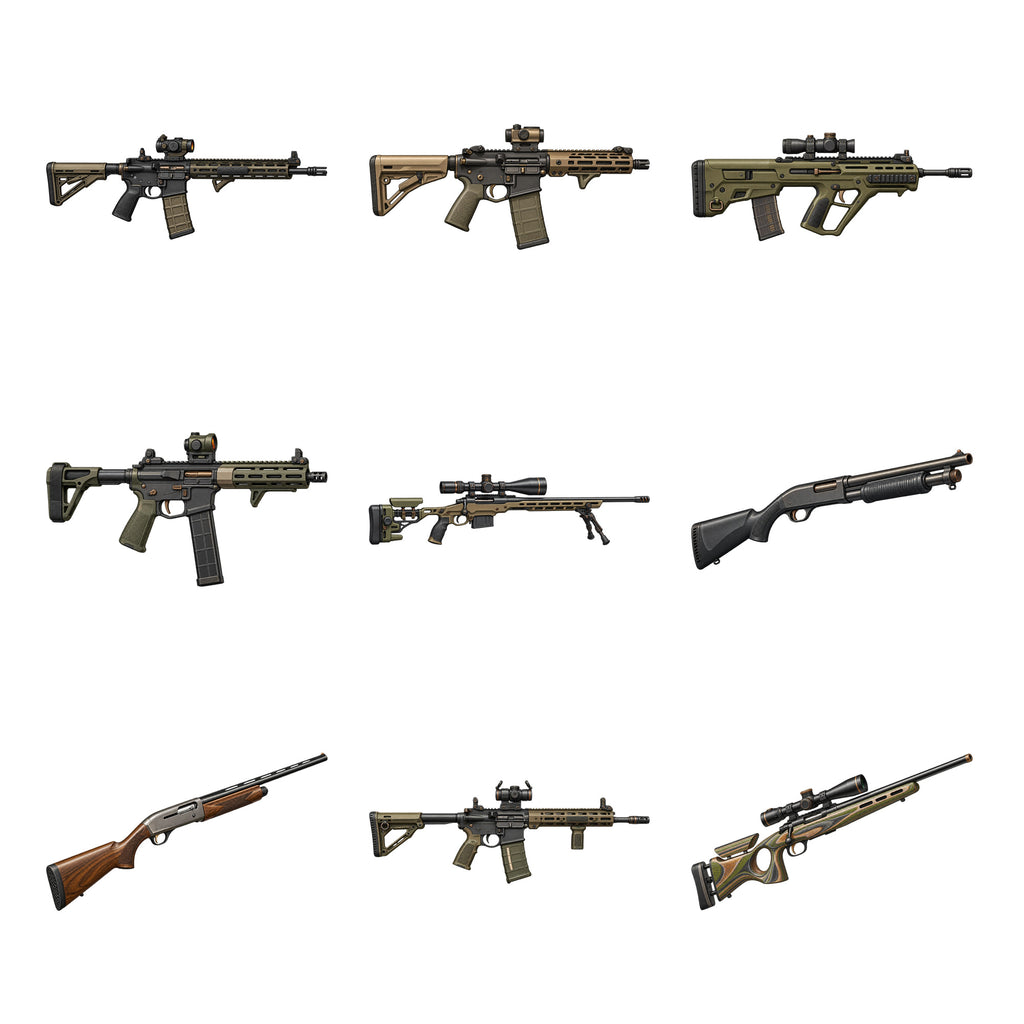 Firearms - Modern Range — Complete assortment