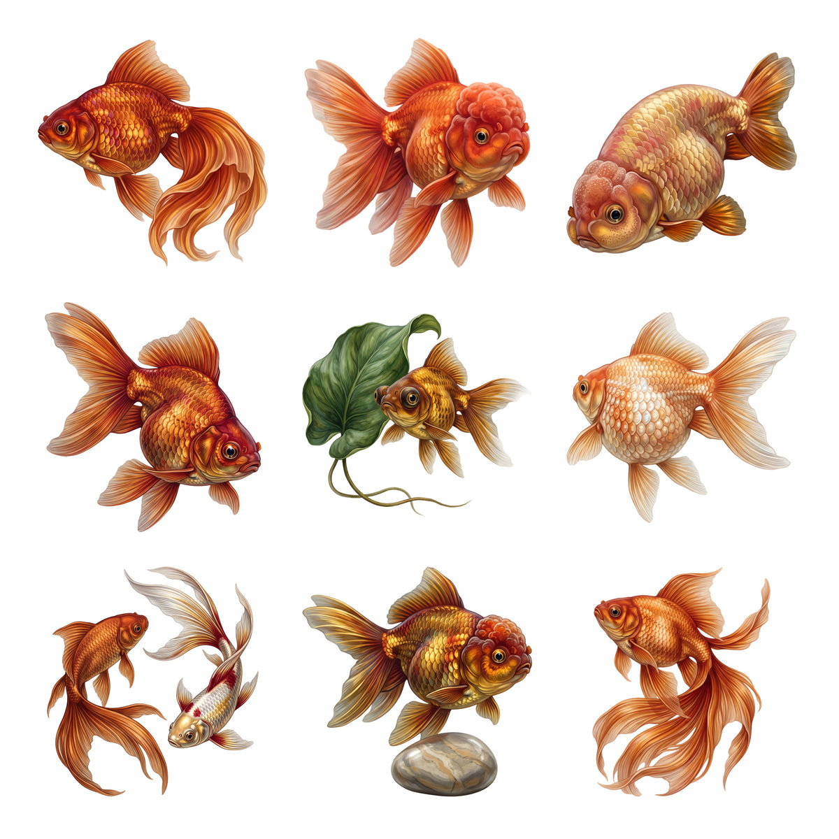 Goldfish Fancy Forms — Complete assortment