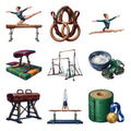 Gymnastics Apparatus — Complete assortment