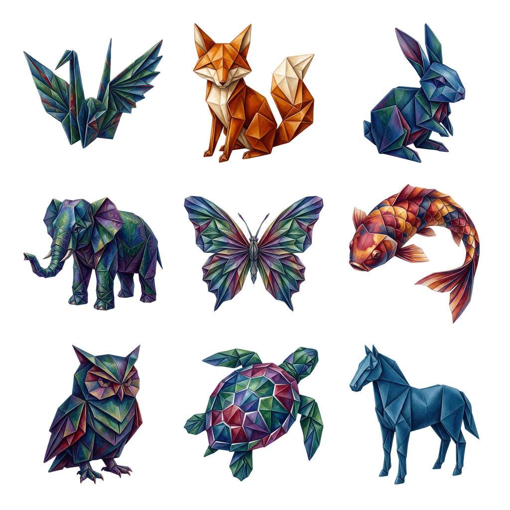 Origami Animal Foldings — Complete assortment