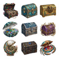 Mermaid Treasure Chests — Complete assortment