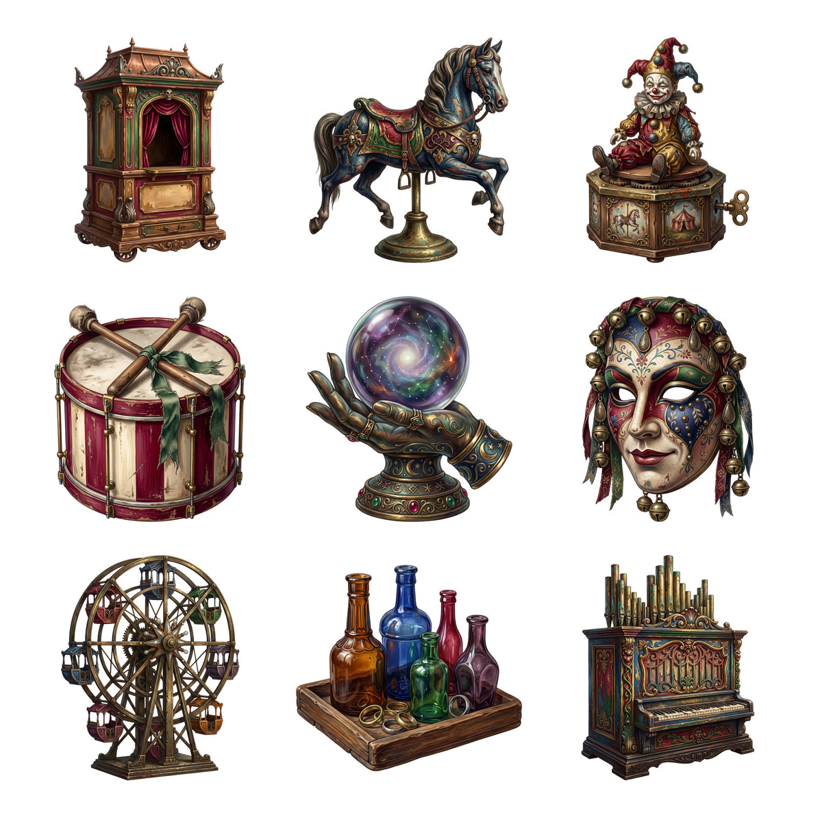 Creepy Carnival Relics — Complete assortment
