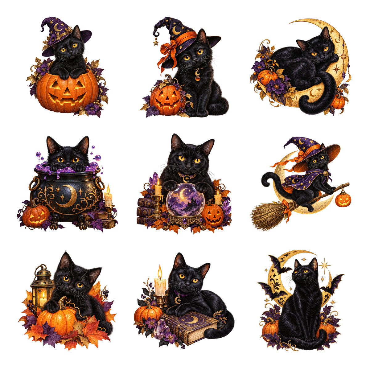Halloween - Black Cat Magic — Complete assortment
