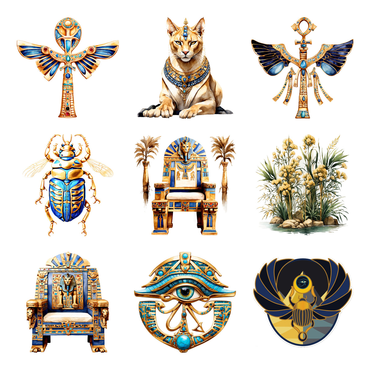 Egyptian — Complete assortment