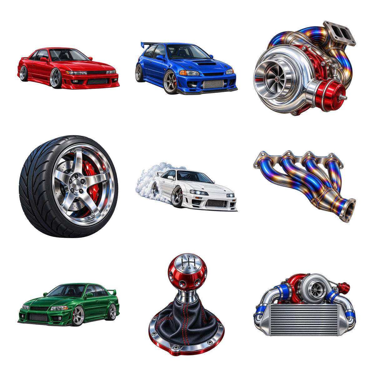 Import Car Culture - Street Tuners — Complete assortment