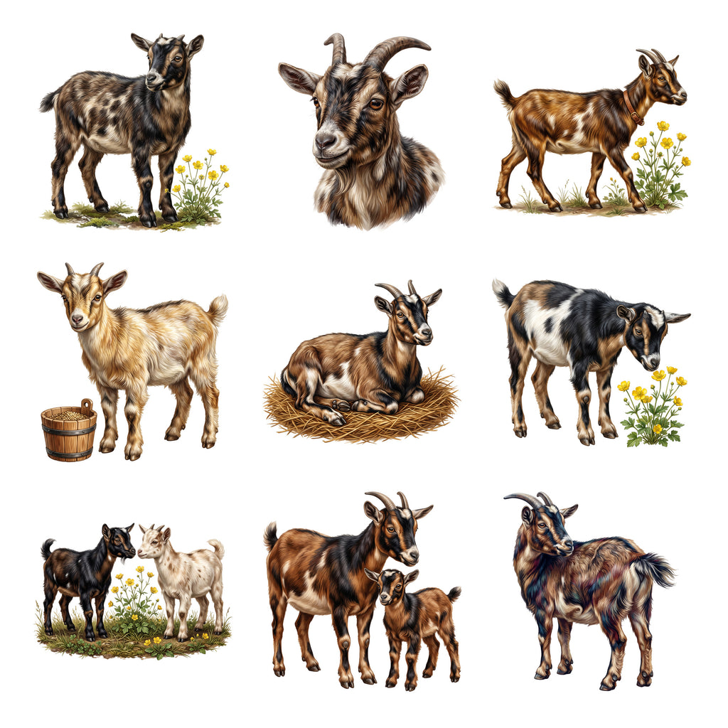 Nigerian Dwarf Goats — Complete assortment
