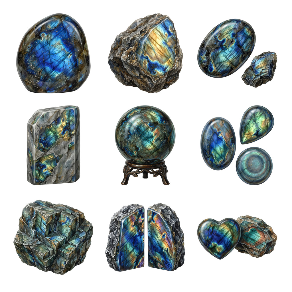 Labradorite Flash Stones — Complete assortment
