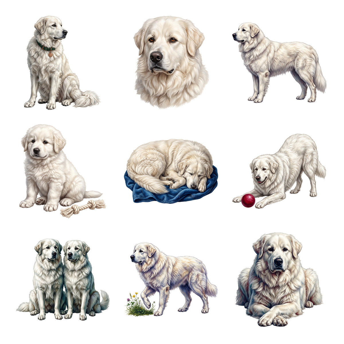 Great Pyrenees — Complete assortment
