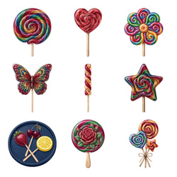 Lollipop Swirl Collection — Complete assortment