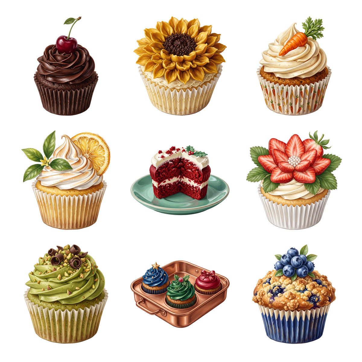 Cupcake Celebration — Complete assortment