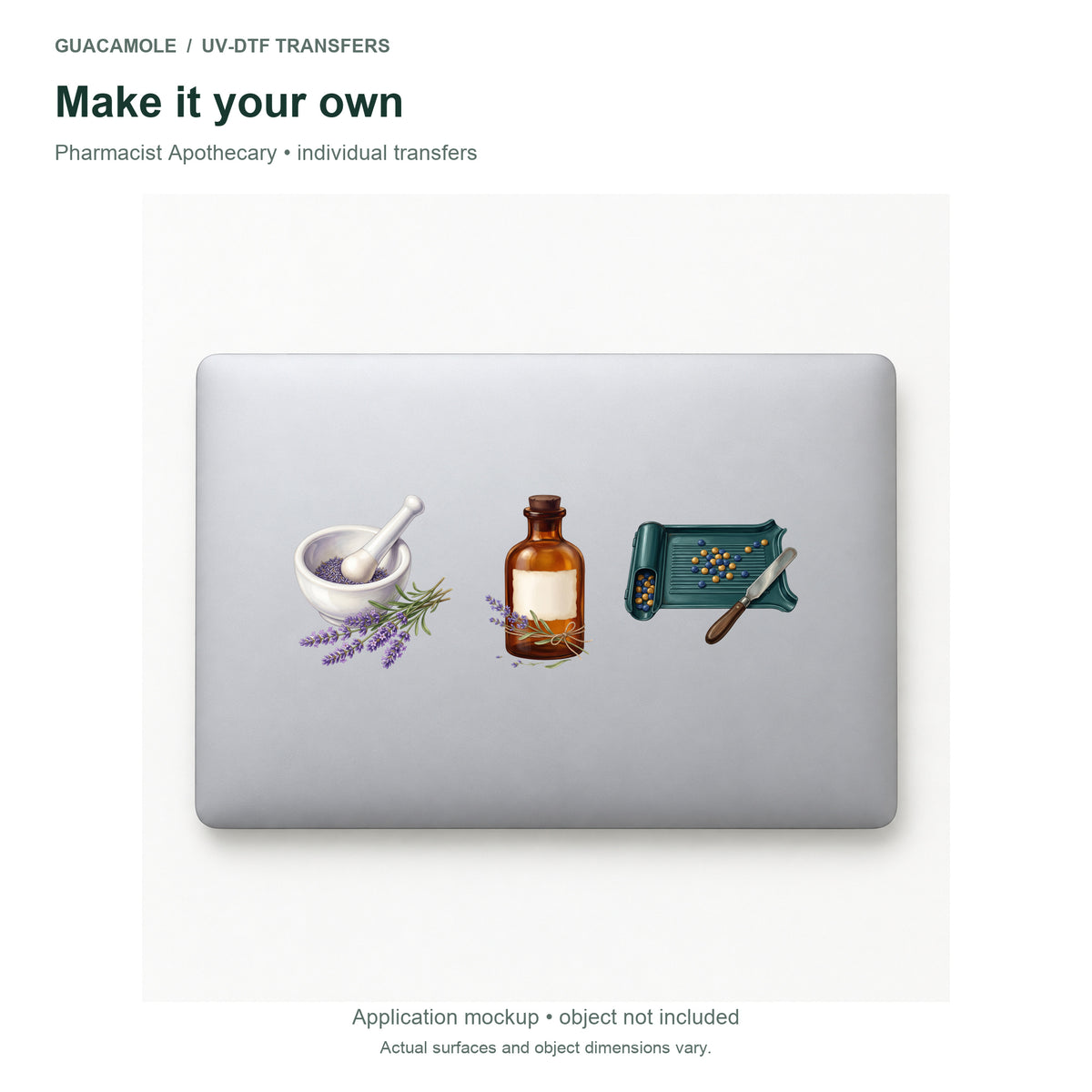 Pharmacist Apothecary — Three designs on a laptop