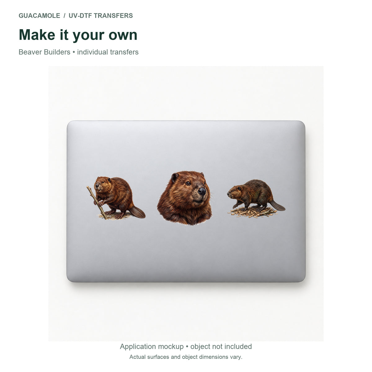 Beaver Builders — Three designs on a laptop