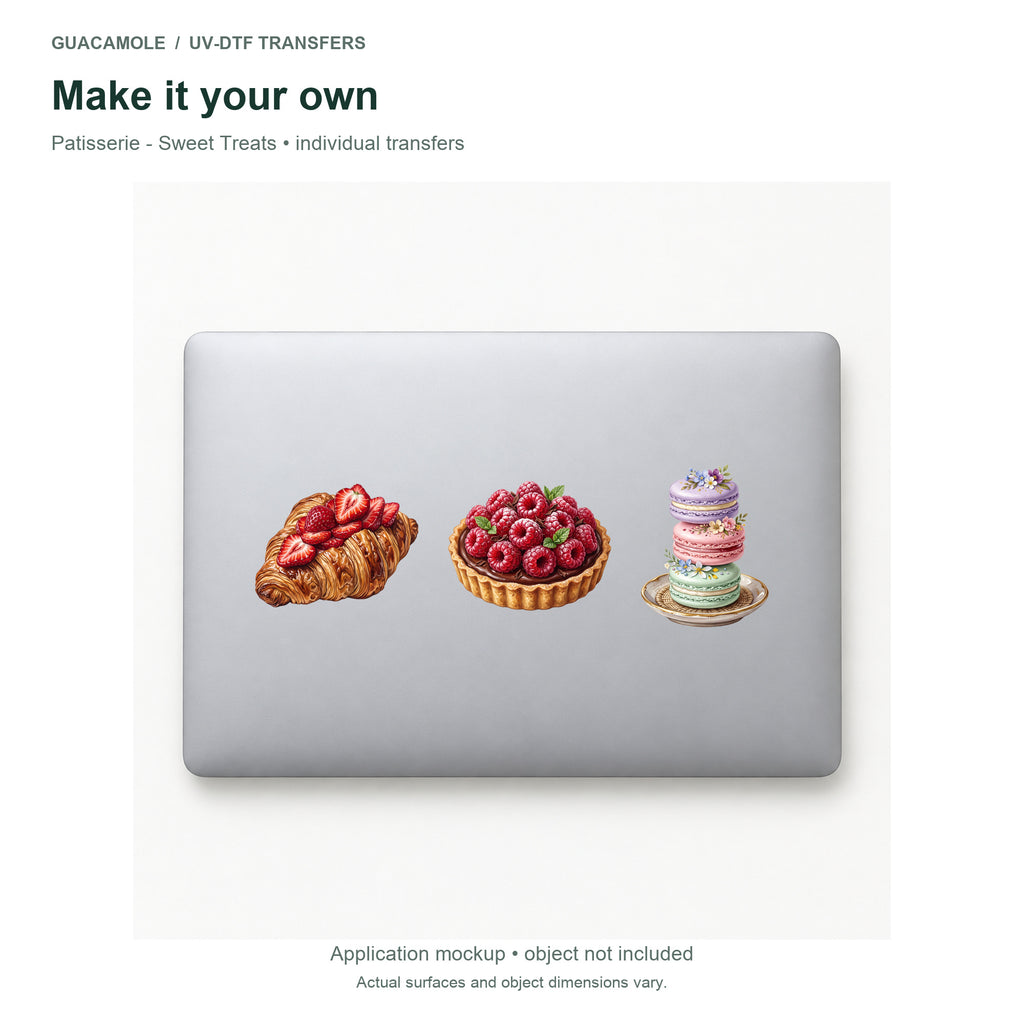 Patisserie - Sweet Treats — Three designs on a laptop