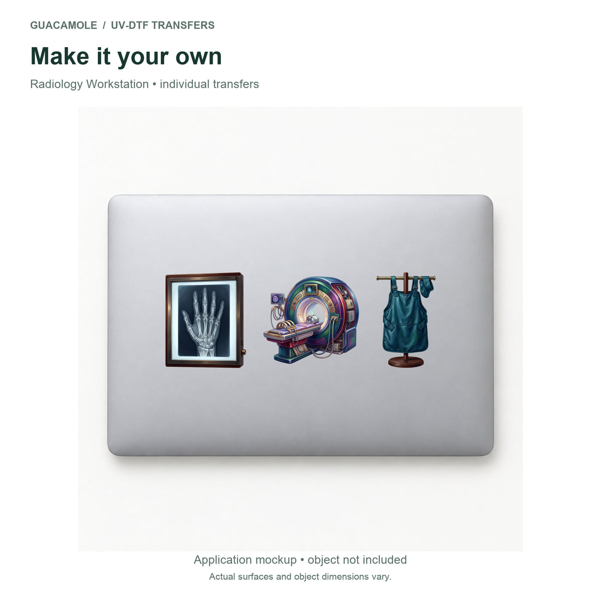 Radiology Workstation — Three designs on a laptop