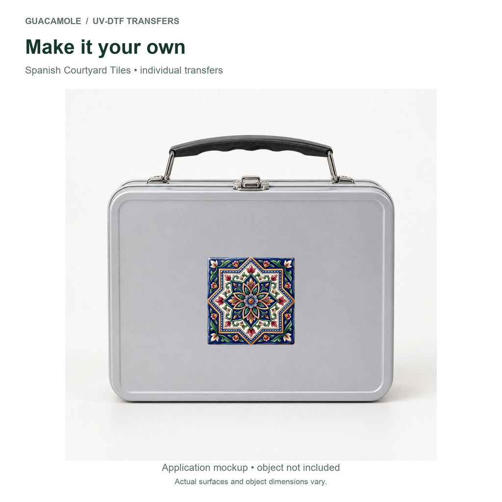 Spanish Courtyard Tiles — Second application setting