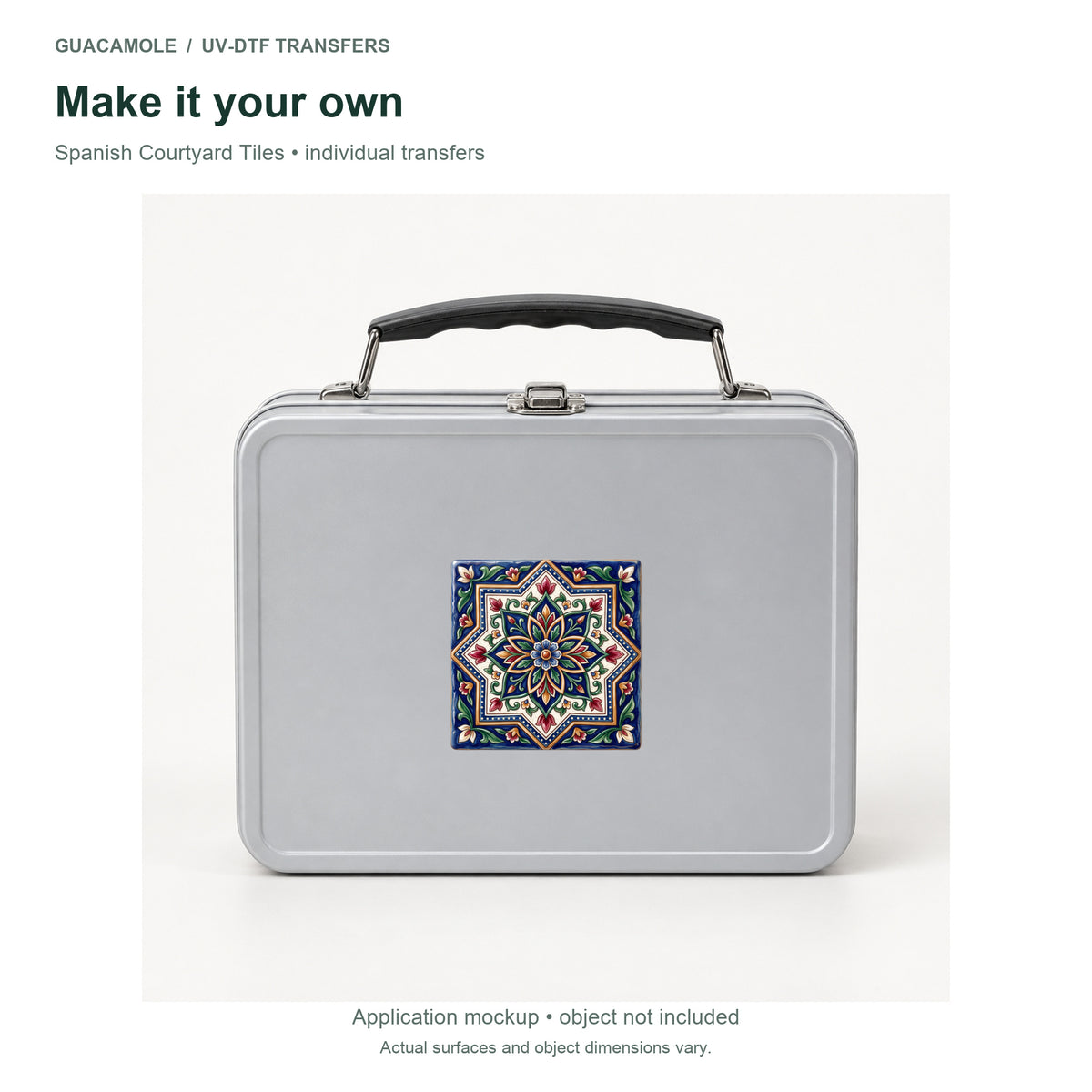 Spanish Courtyard Tiles — Second application setting