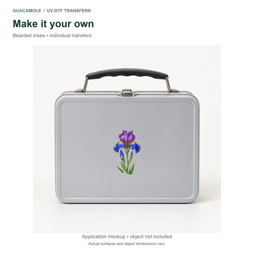 Bearded Irises — Second application setting