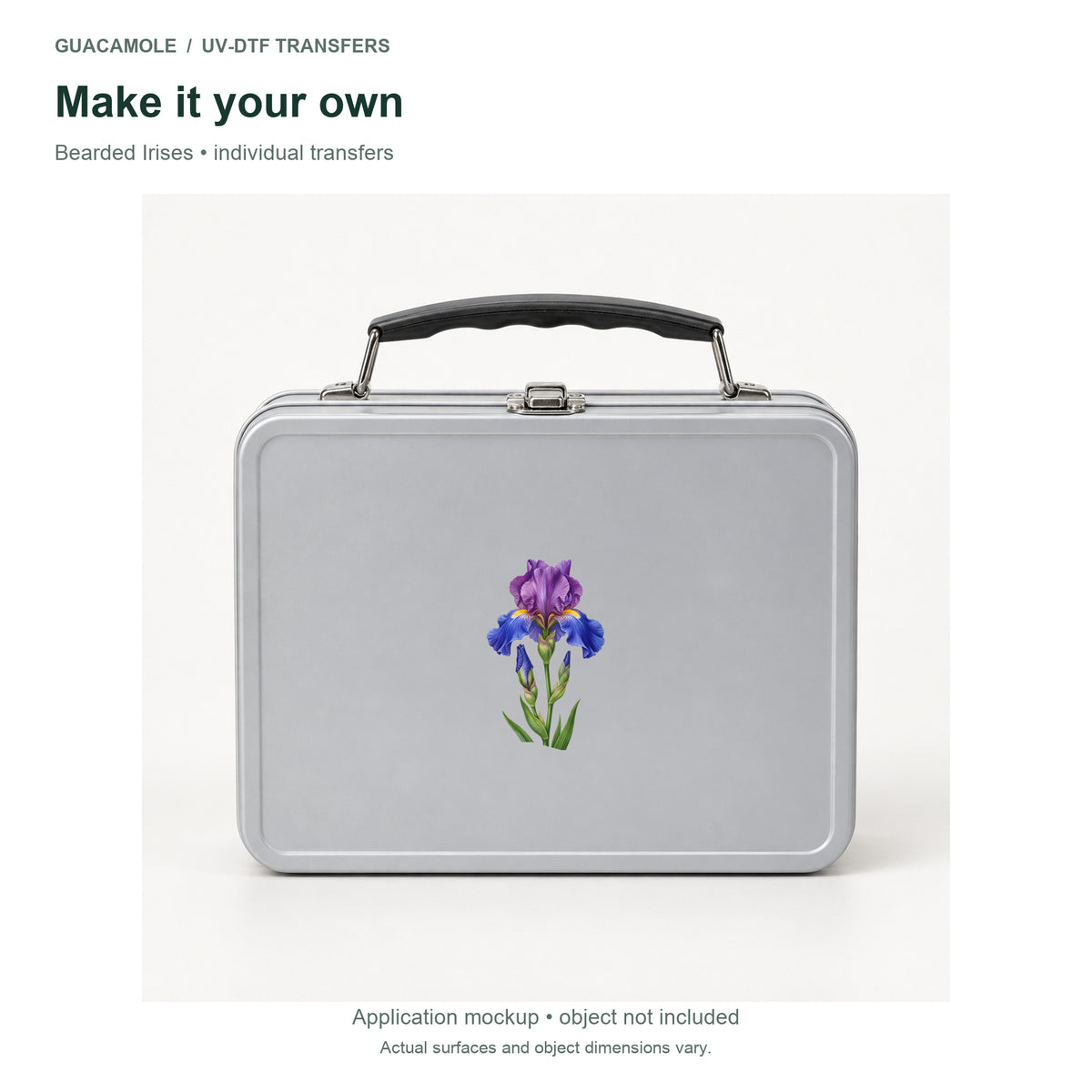 Bearded Irises — Second application setting