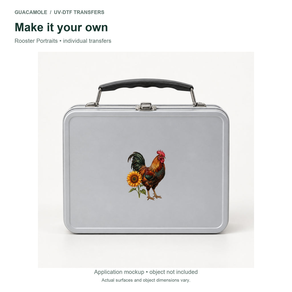 Rooster Portraits — Second application setting
