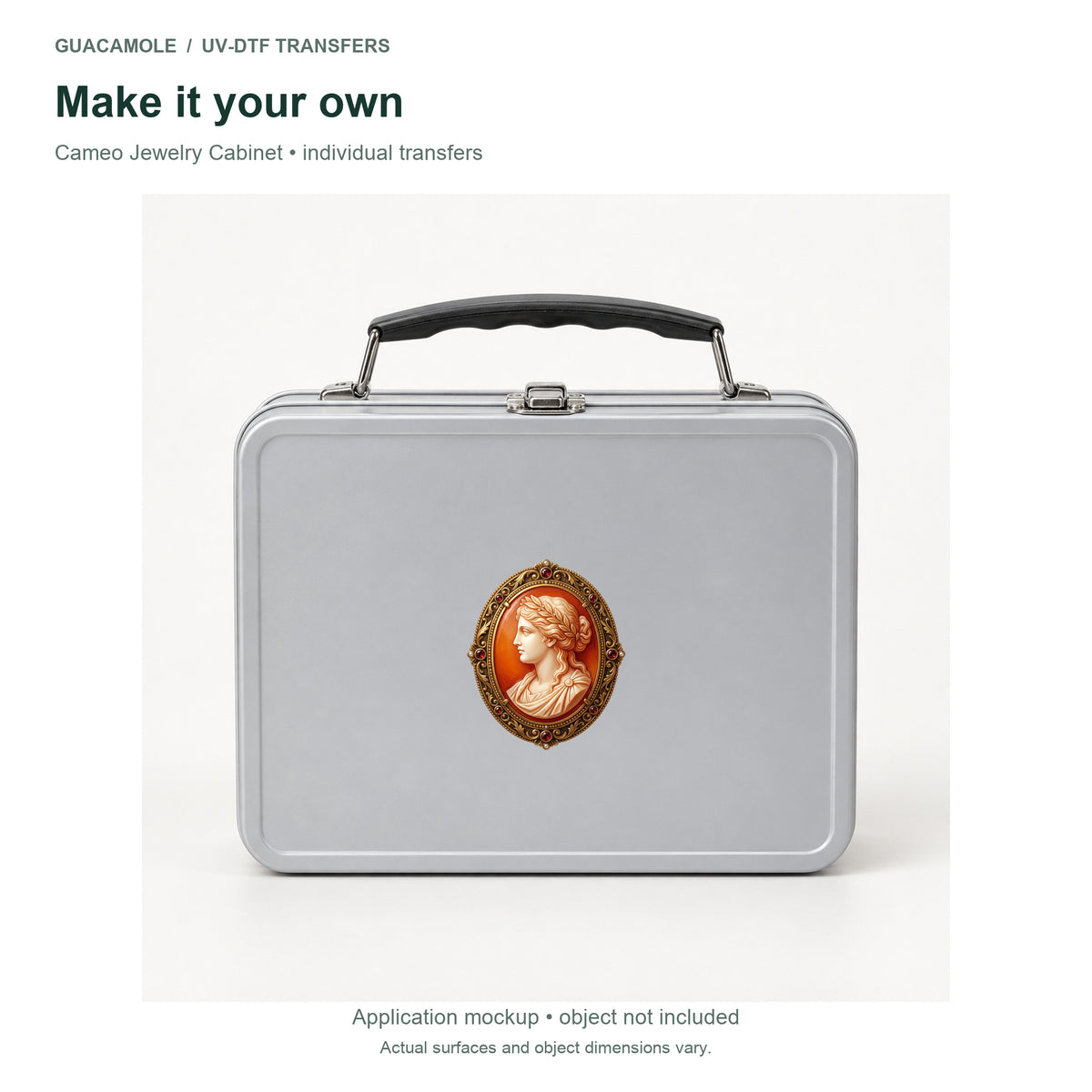 Cameo Jewelry Cabinet — Second application setting