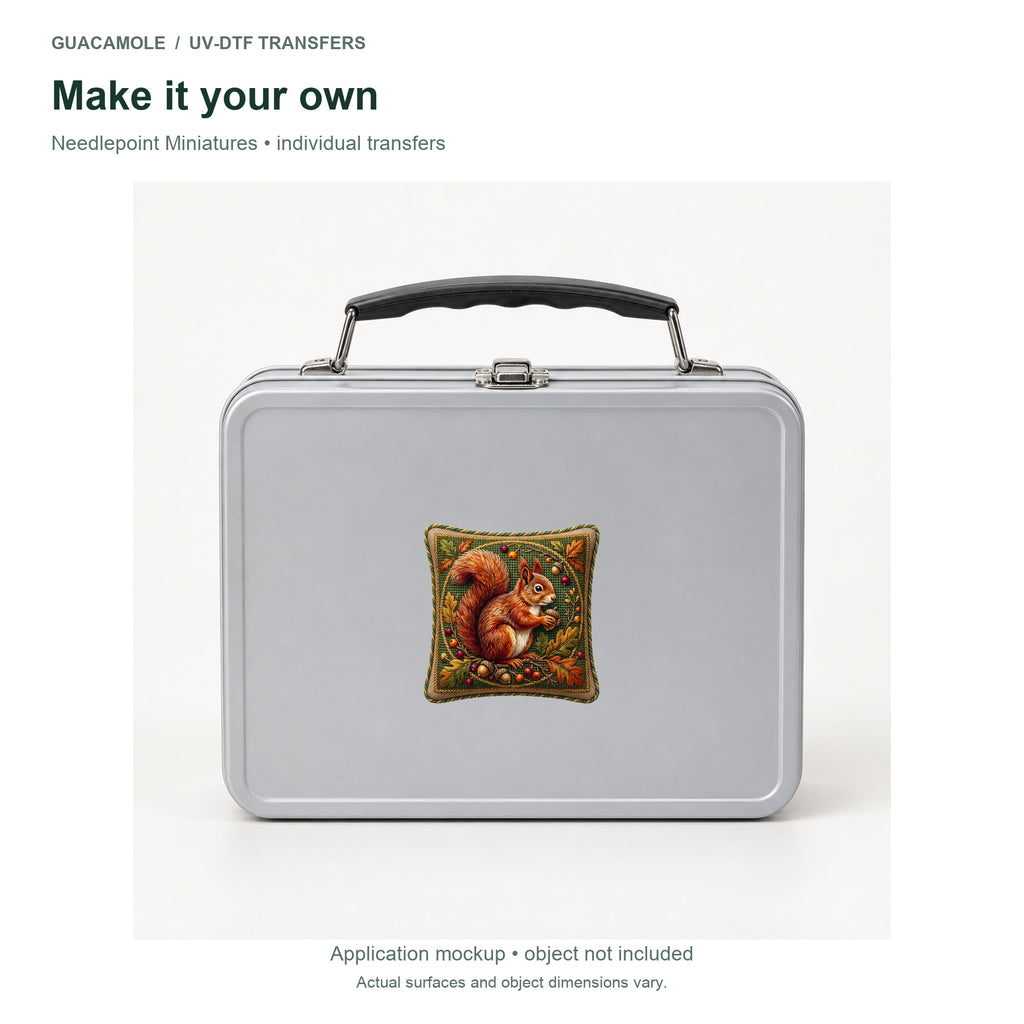 Needlepoint Miniatures — Second application setting