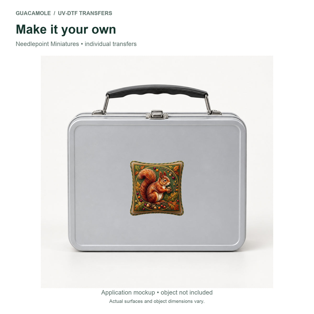 Needlepoint Miniatures — Second application setting