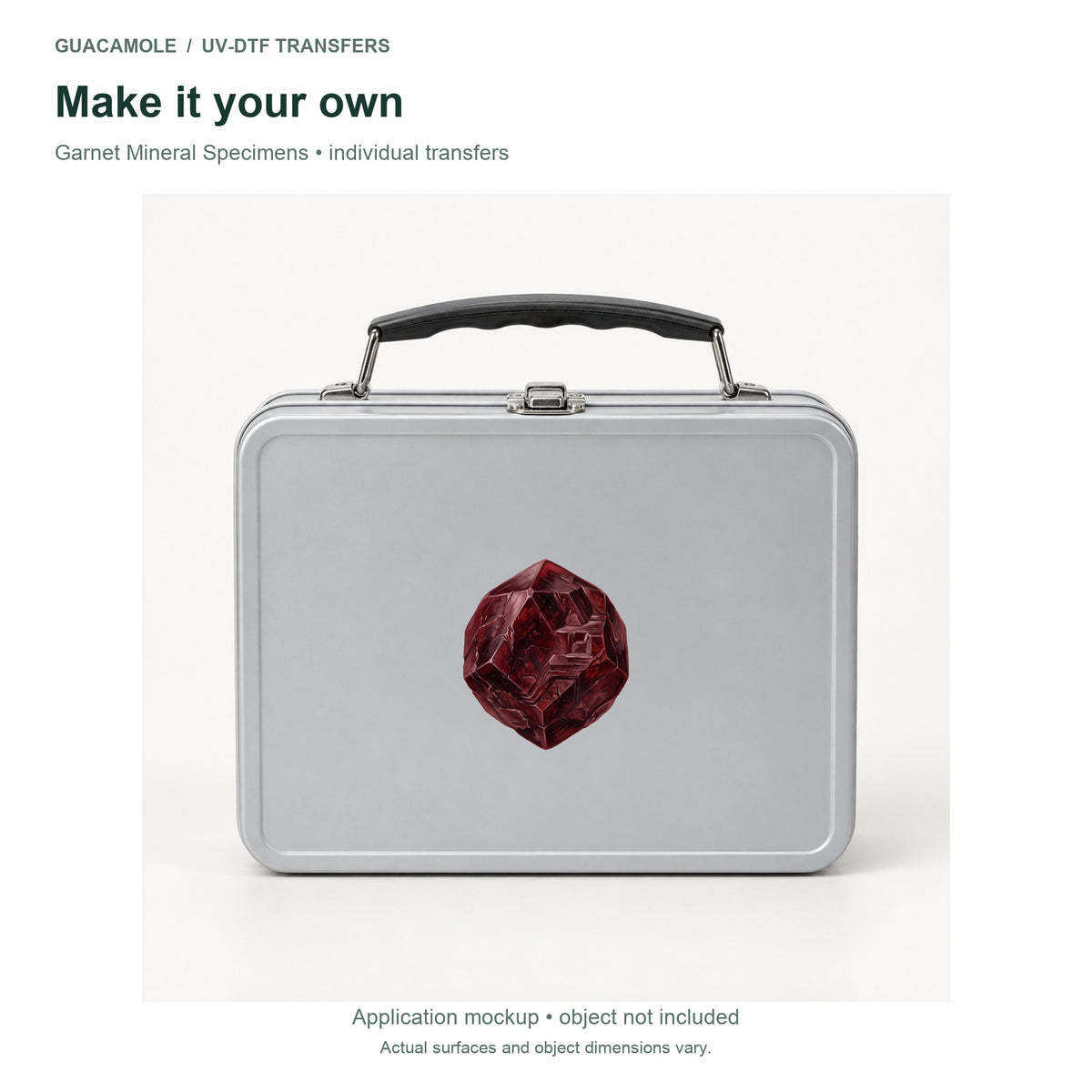 Garnet Mineral Specimens — Second application setting