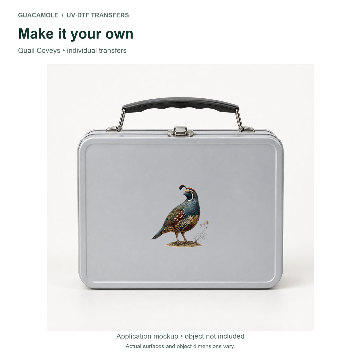 Quail Coveys — Second application setting