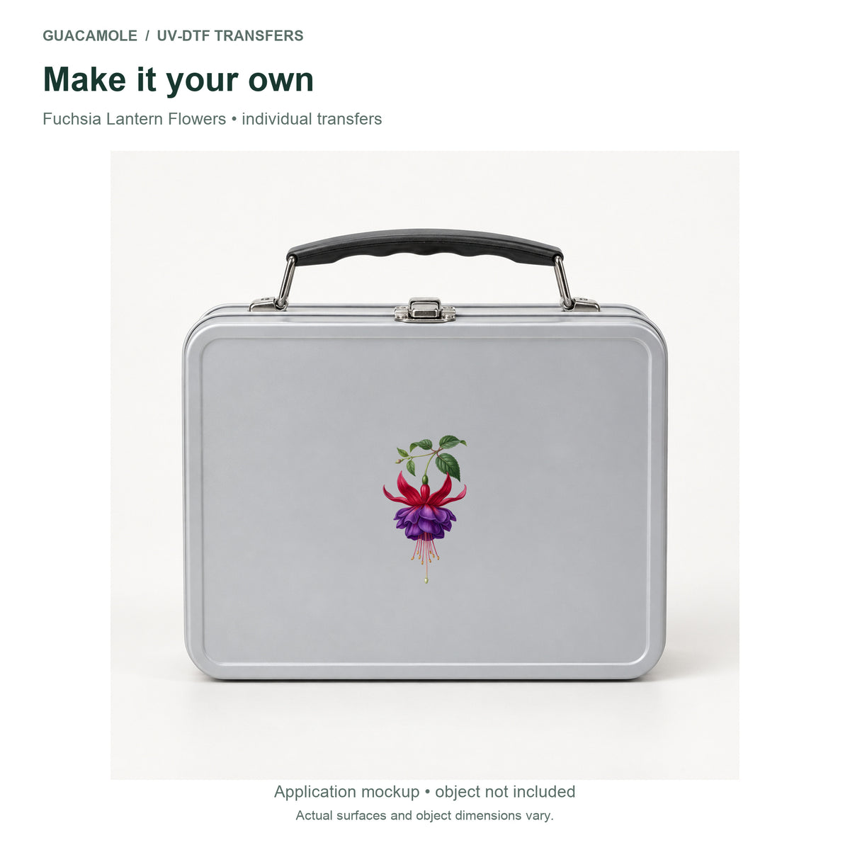 Fuchsia Lantern Flowers — Second application setting