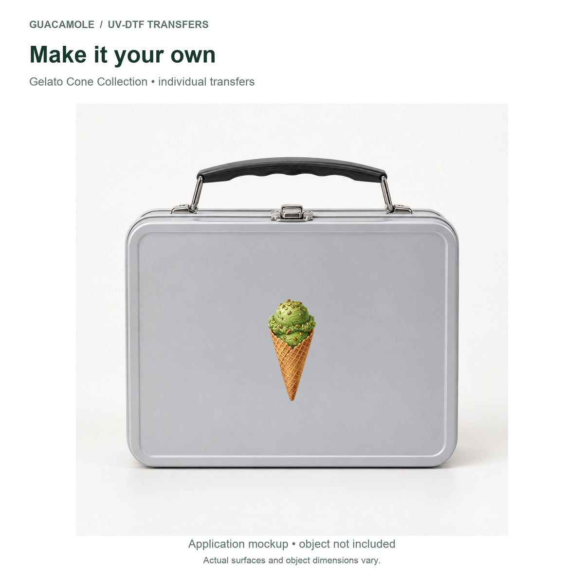 Gelato Cone Collection — Second application setting