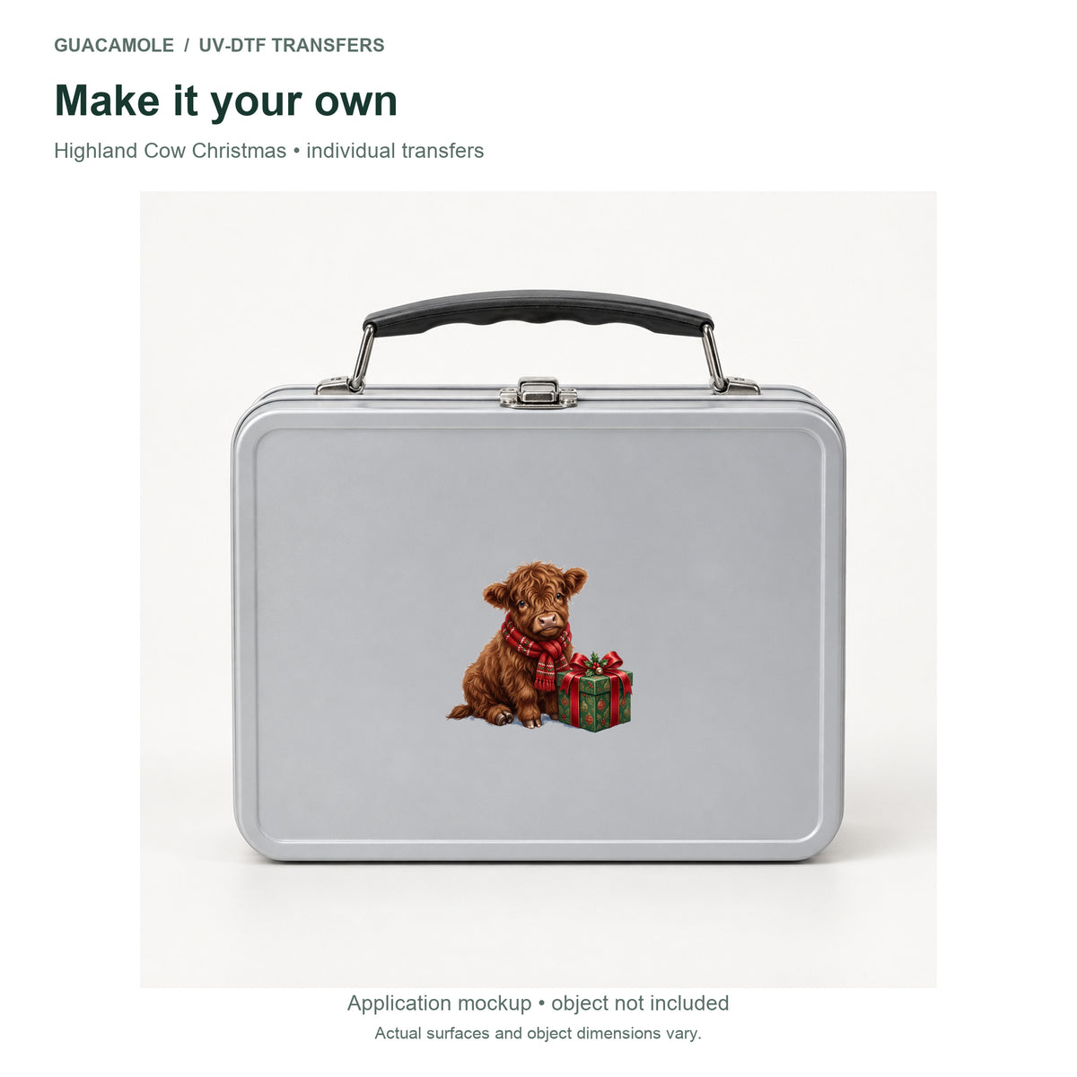 Highland Cow Christmas — Second application setting