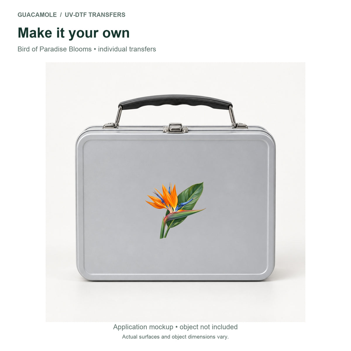 Bird of Paradise Blooms — Second application setting