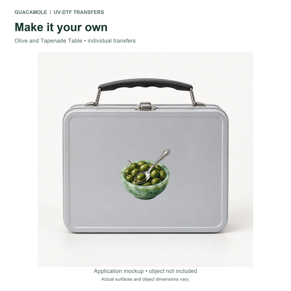 Olive and Tapenade Table — Second application setting