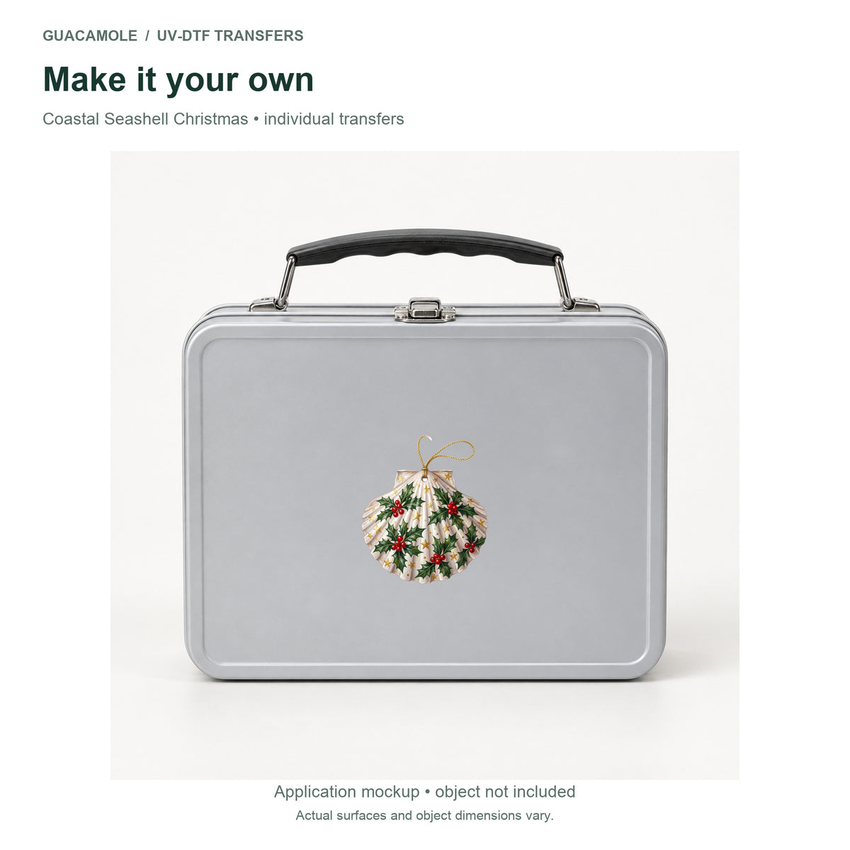 Coastal Seashell Christmas — Second application setting