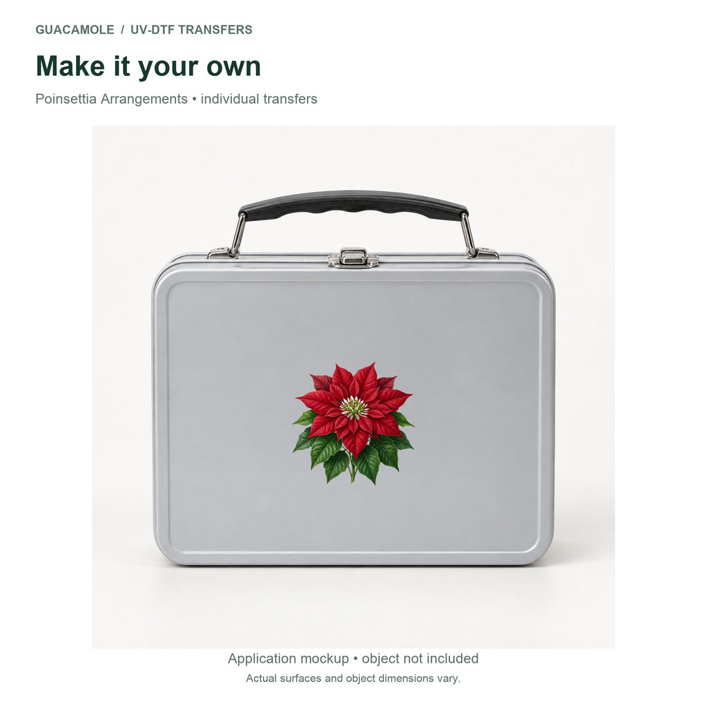 Poinsettia Arrangements — Second application setting