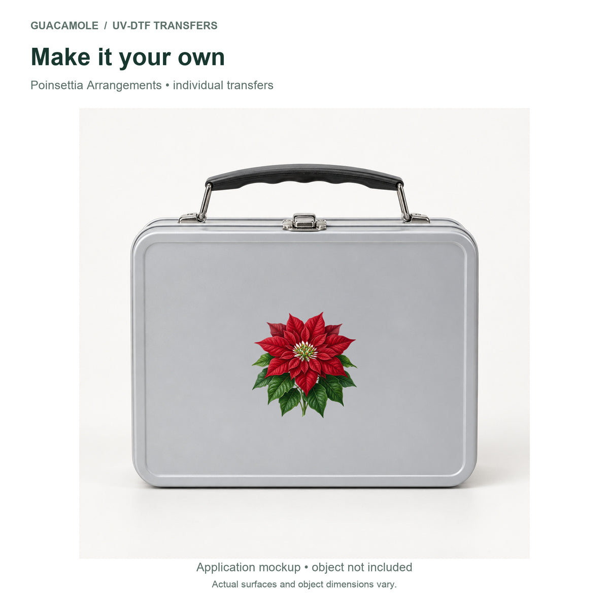 Poinsettia Arrangements — Second application setting
